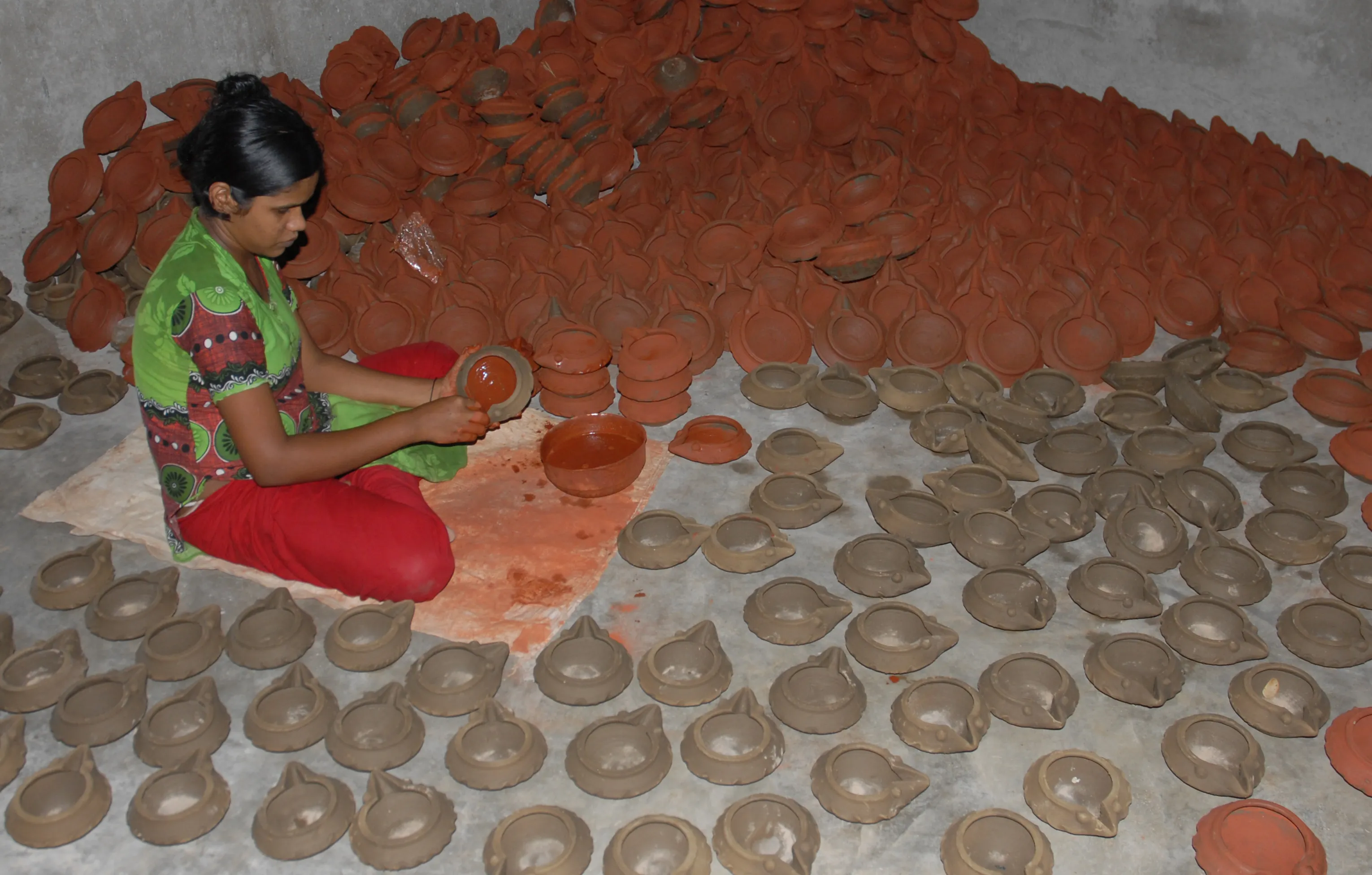 prapration of diya (3)