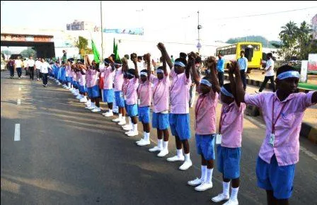 human chain