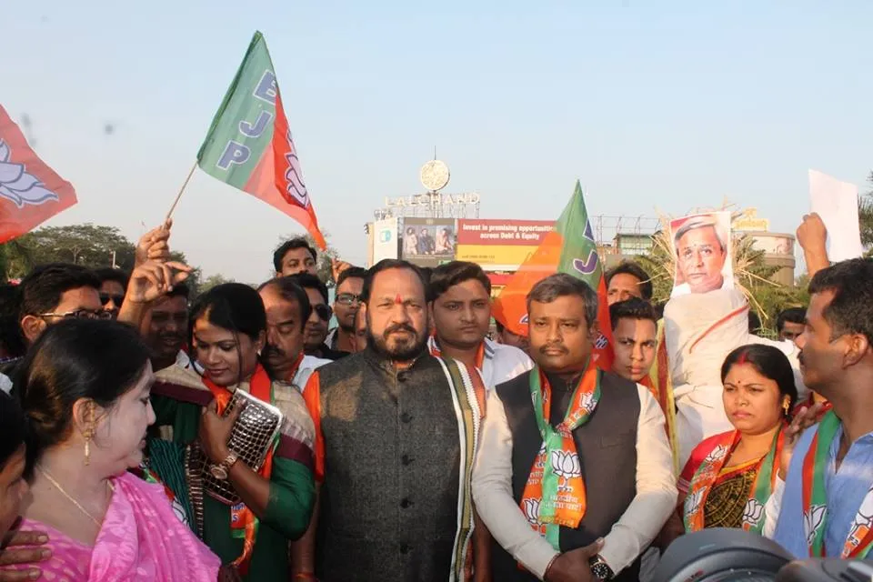 Basant Panda and Amiya Dash BJP