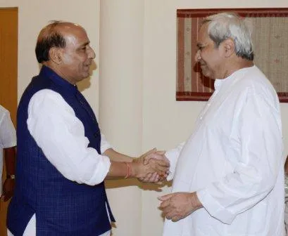 Naveen and Rajnath Singh