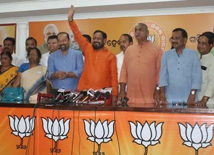 Basant Panda new team Odisha BJP office bearers