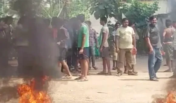 Bajpur road blockade