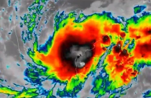 Cyclone Roanu May 20 evening