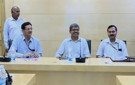 aditya padhi with central team jagamohan repair