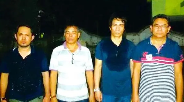 arrested foreigners