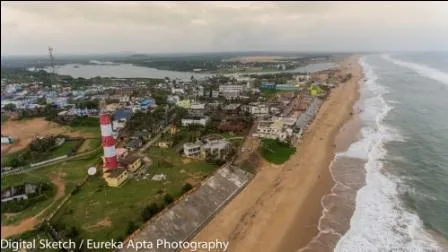Location: Light house, beach and backwaters