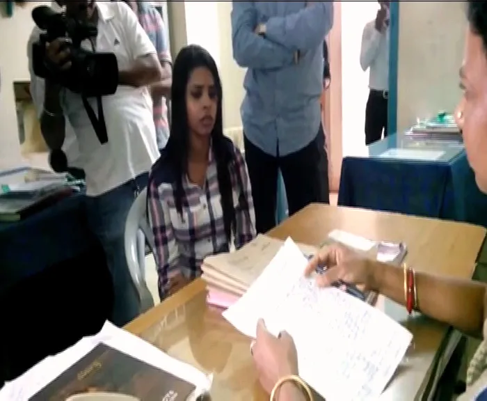 Sharmistha at Mahila Police Station