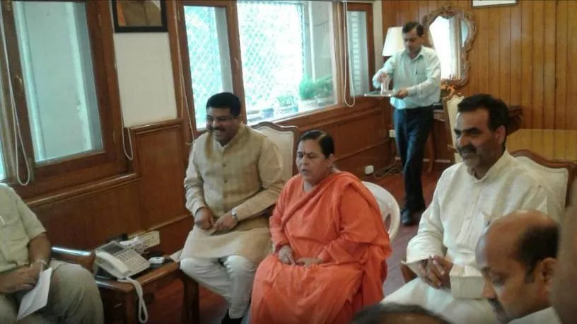 Mahanadi row, Uma Bharati meeting