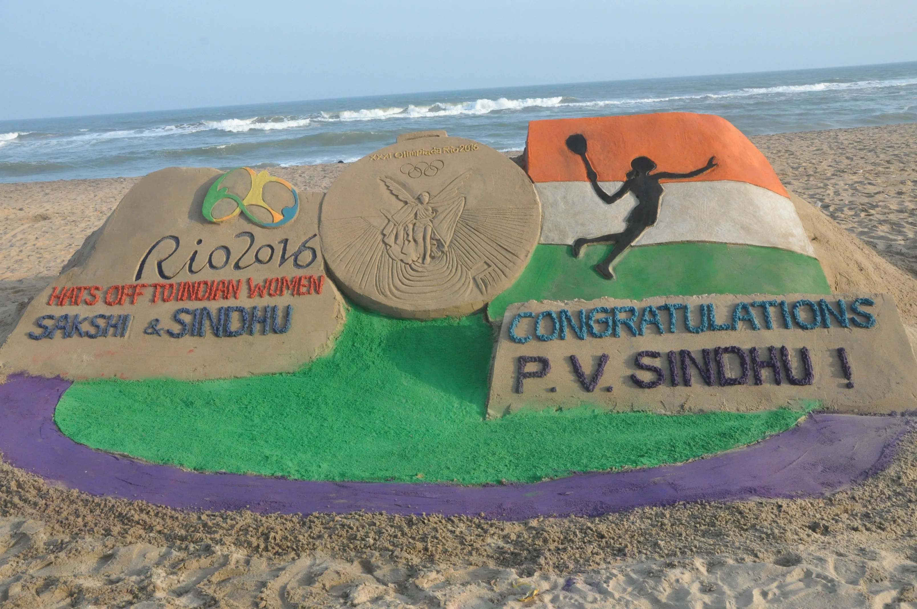 sand art sindhu