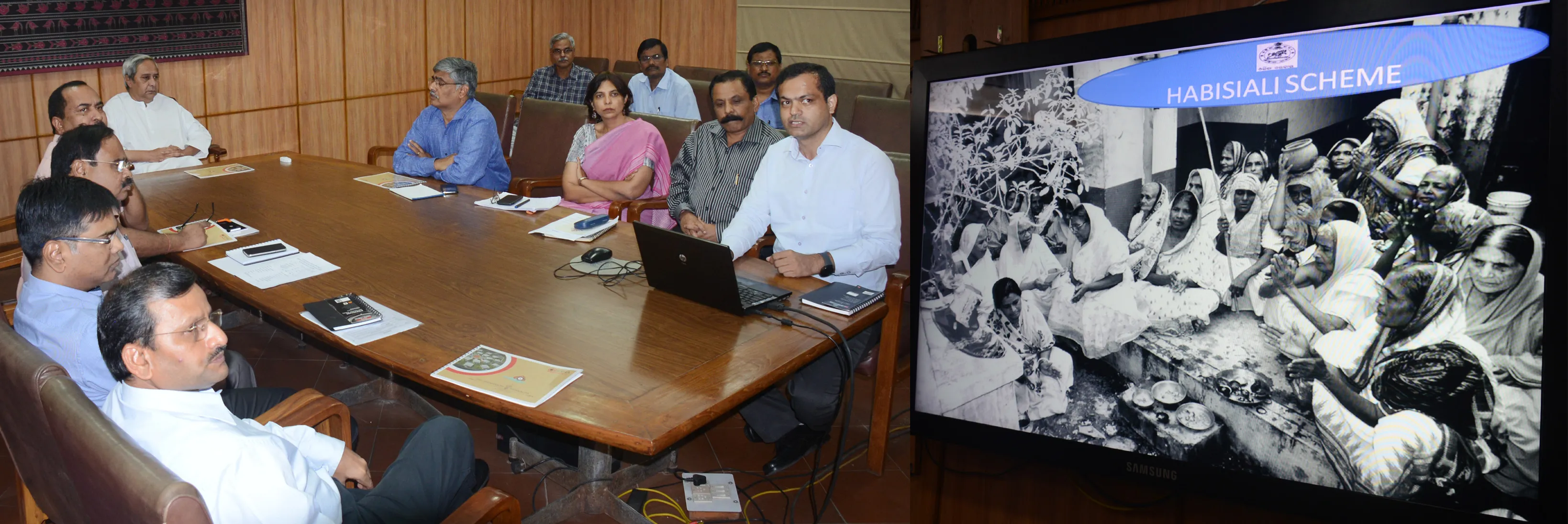 chief-minister-shri-naveen-patnaik-reviewing-on-habisiali-and-jagannath-enclave-at-secretariat-photo