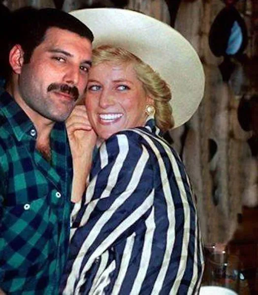 Freddie Mercury and diana