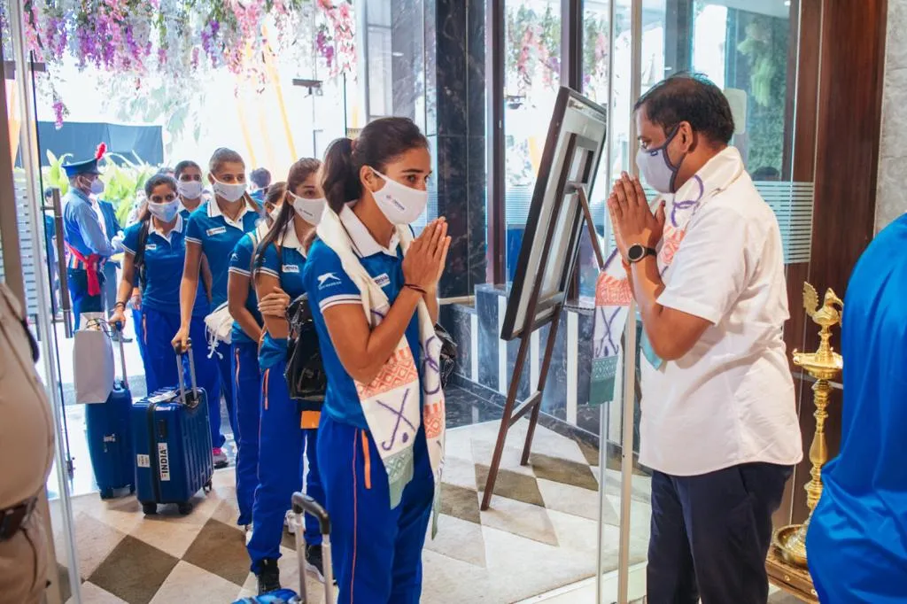 Tusharkanti Behera welcomes Indian women's team