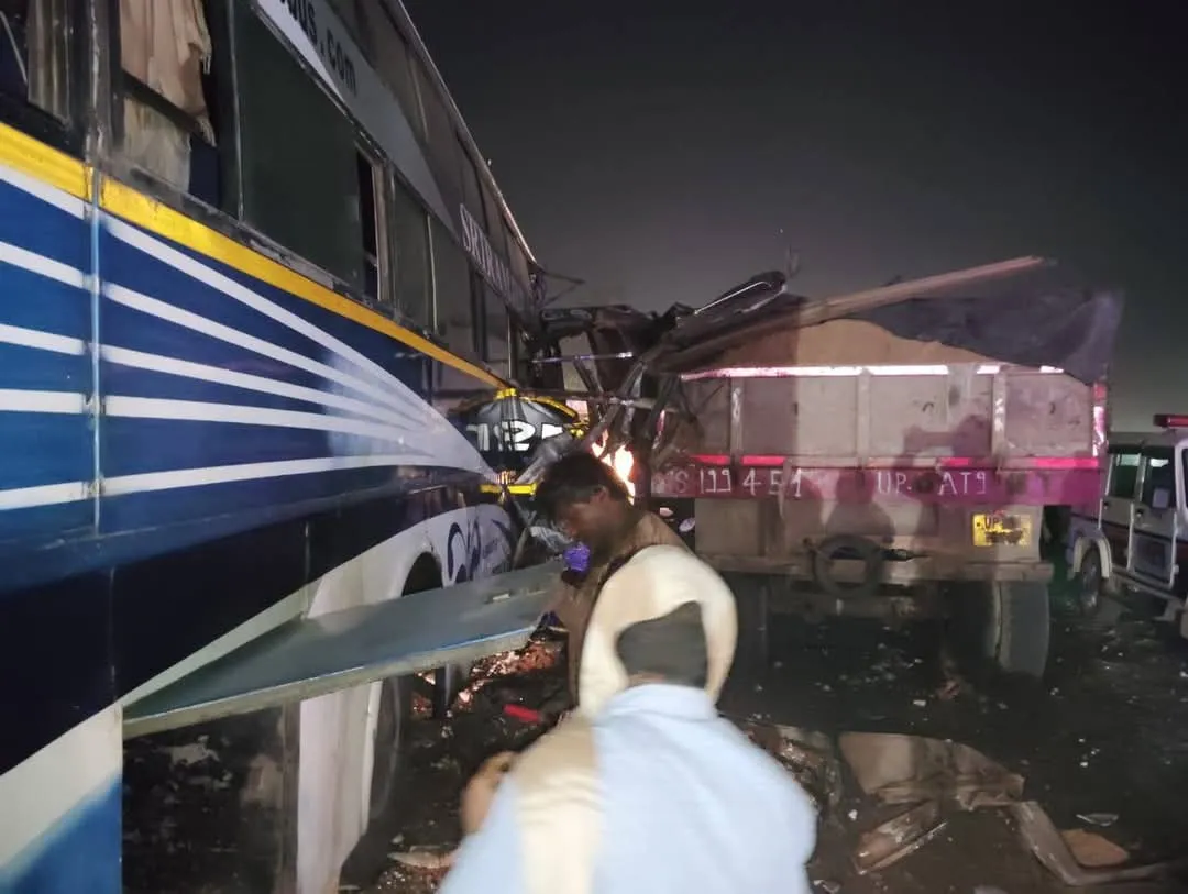 Bhogarai bus accident in Bihar