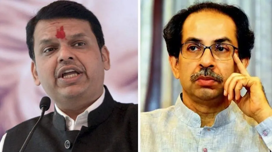 पूर्व सीएम देवेंद्र फडणवीस और सीएम उद्धव ठाकरे (फाइल फोटो)