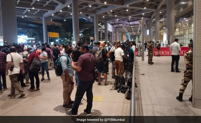 Flight Carrying 219 Indians Evacuated From Ukraine Lands In Mumbai