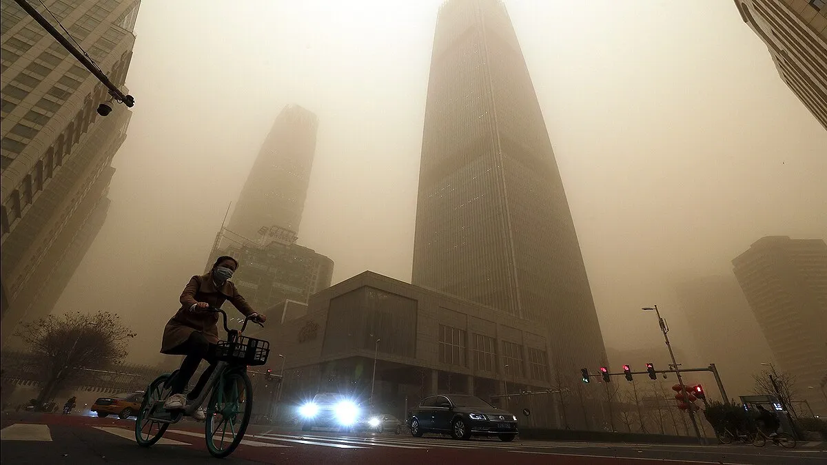 China Beijing Hit With Worst Sandstorm