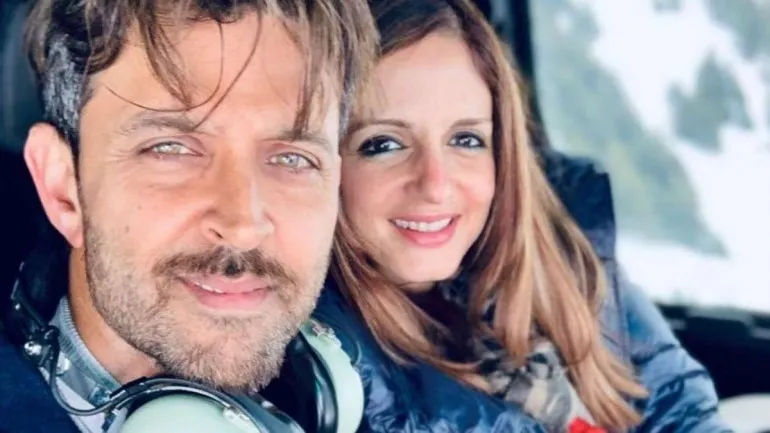 Hrithik Roshan with ex-wife Sussanne Khan