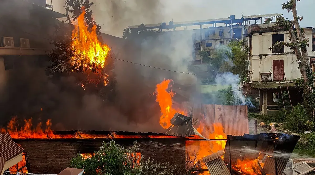 Manipur violence: Overnight clashes in Imphal, two injured; mobs tries to torch houses of BJP leaders | Top points | India News,The Indian Express