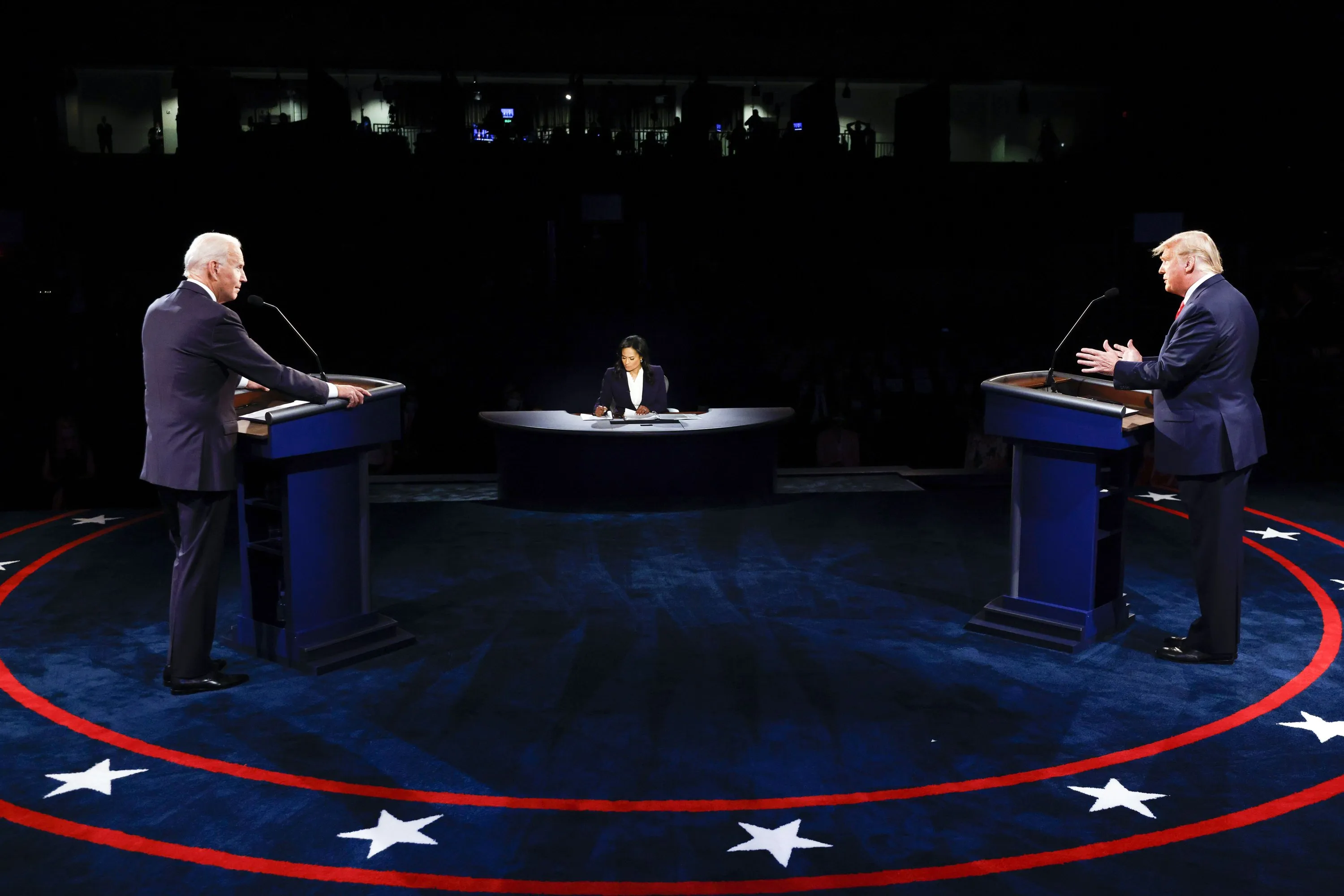 Trump, Biden fight over the raging virus, climate and race