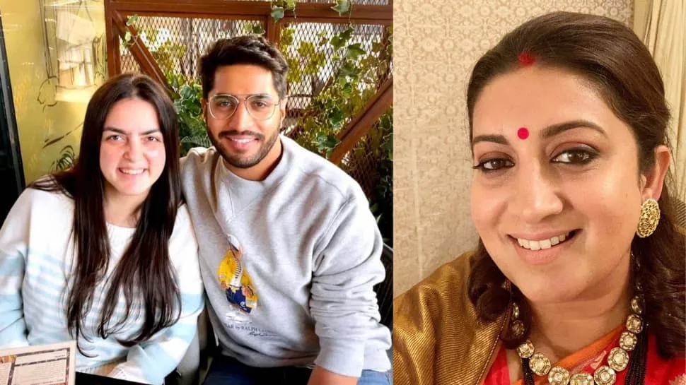 Smriti Irani hints at more 'saas' jokes after daughter Shanelle's engagement to Arjun Bhalla | People News | Zee News