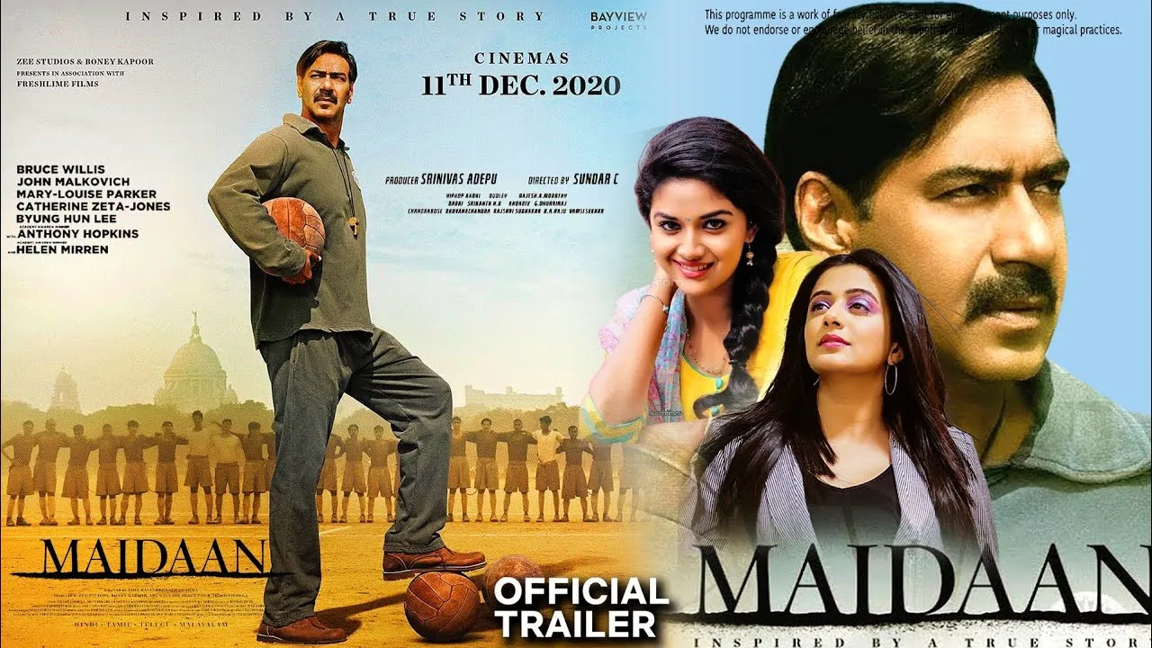 Maidan Movie Official Trailer Ajay Devgan ! Keerthi Suresh ! Rashmika mandana - YouTube