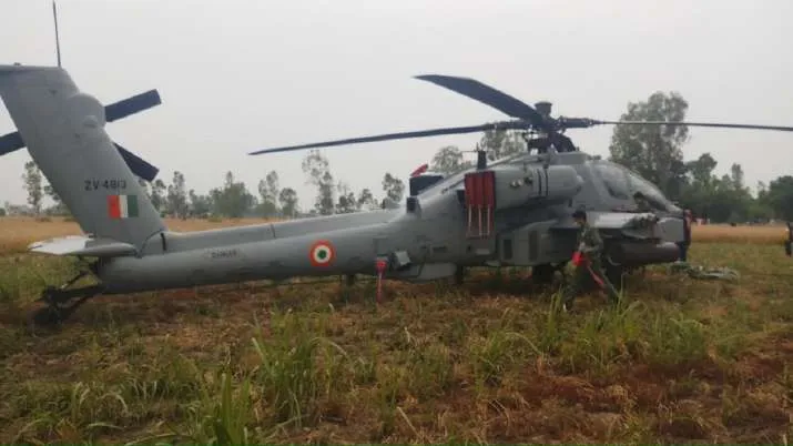 Punjab: IAF Apache helicopter makes emergency landing in ...