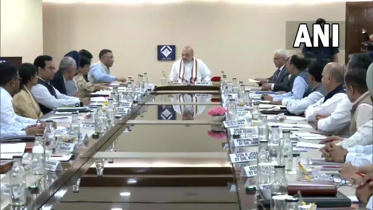 Amit Shah chairs high-level IB meet to assess internal security situation  in country | India News – India TV