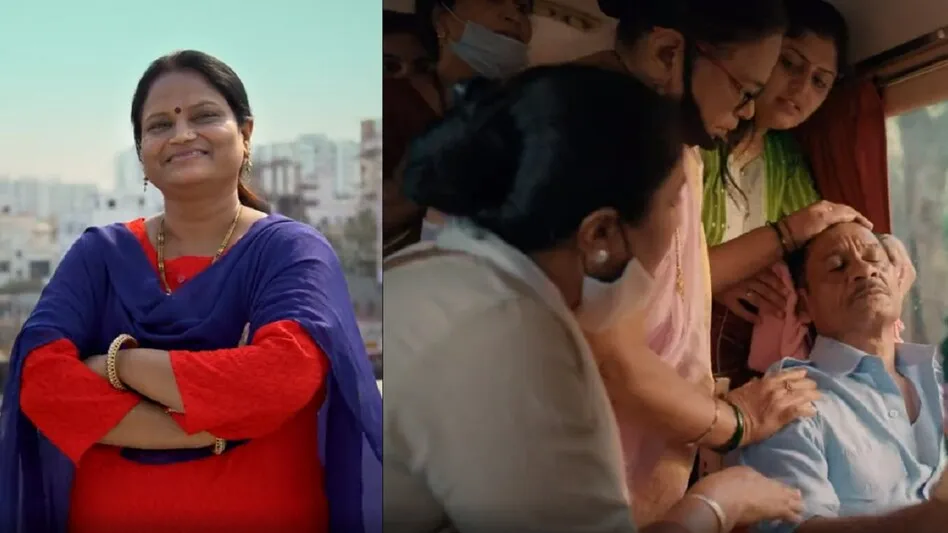 योगिता सातव जिन्‍होंने बस चलाई और विज्ञापन का ग्रैब (Twitter)