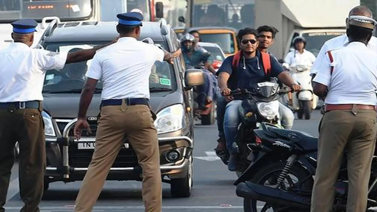 HC wants footage to see if the traffic police are doing their job - The  Hindu