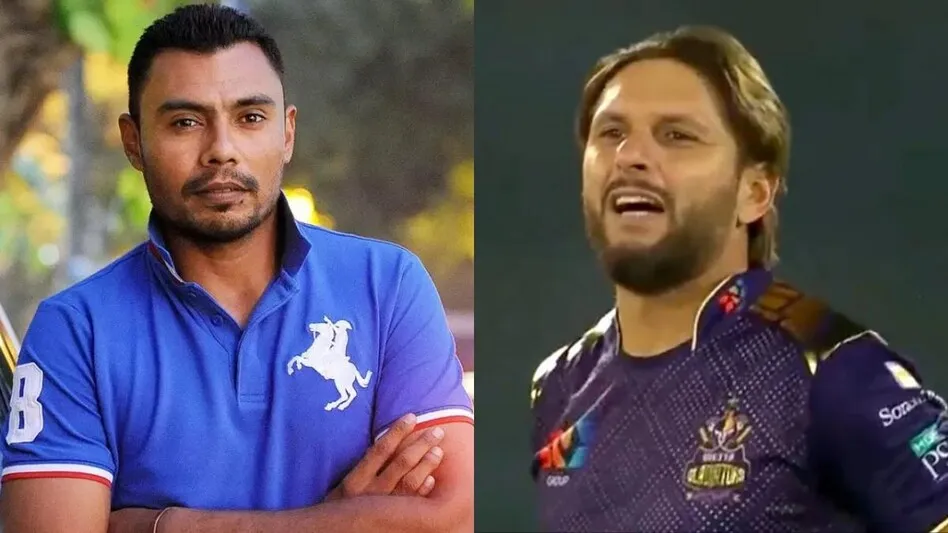 Danish Kaneia Vs Shahid Afridi (File)
