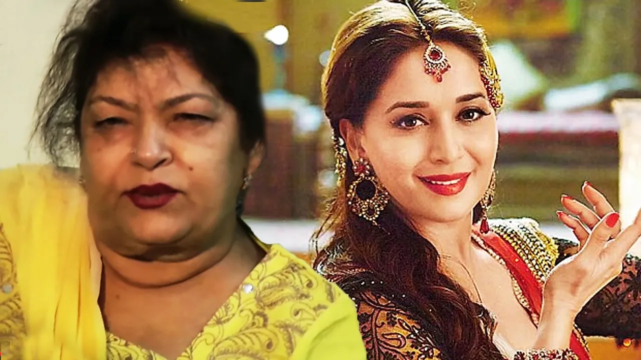 Angry Saroj Khan INSULTS Madhuri Dixit, Calls Her Assistant - YouTube
