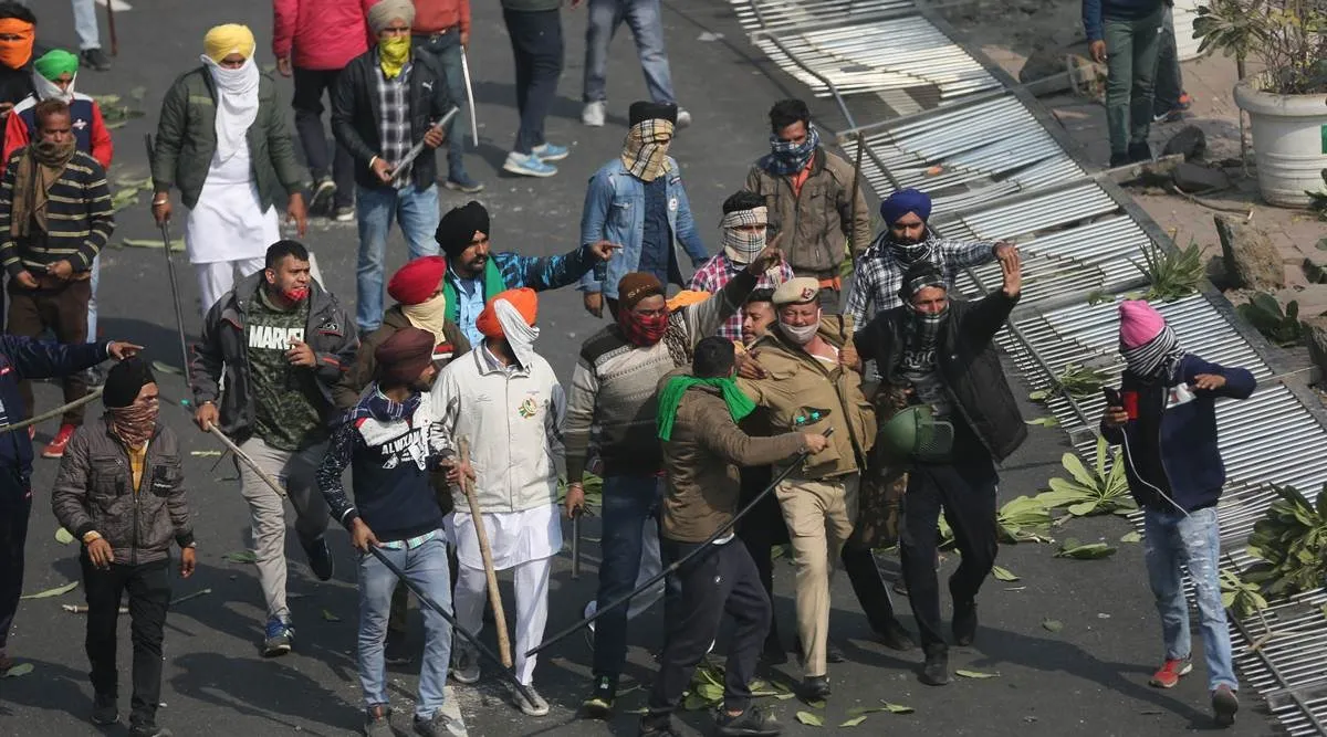farmers protest, farm bills, farmers republic day violence, delhi police, indian express news