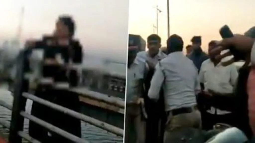 Image result for navi-mumbai-police-saves-woman-attempting