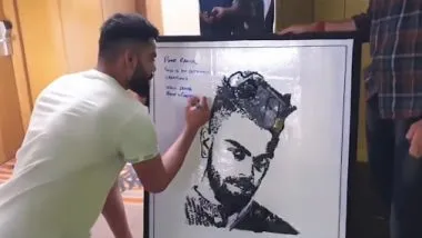 Image result for fan-made-unique-portrait-team-india-captain