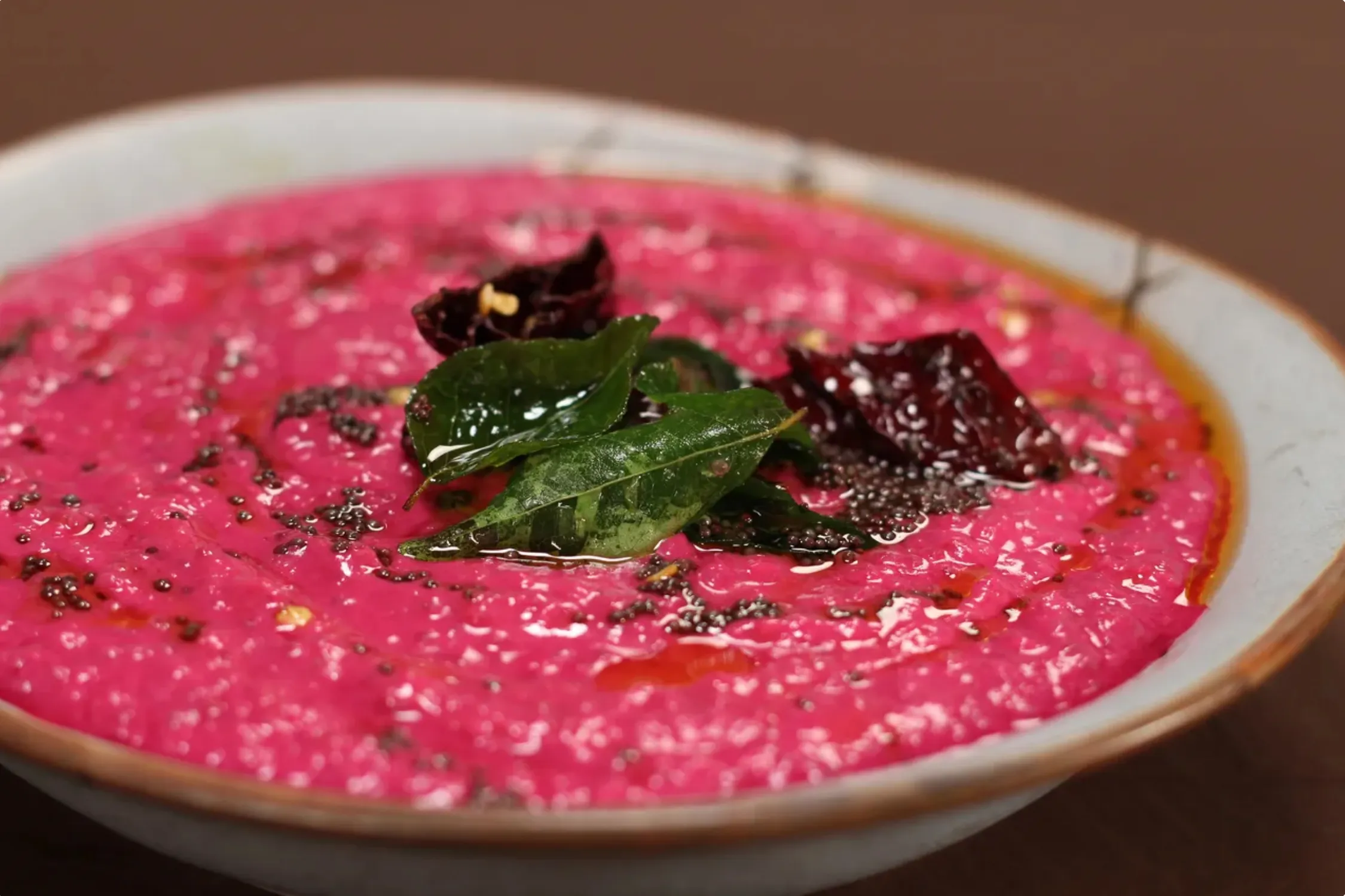 Beetroot Quinoa Pachadi