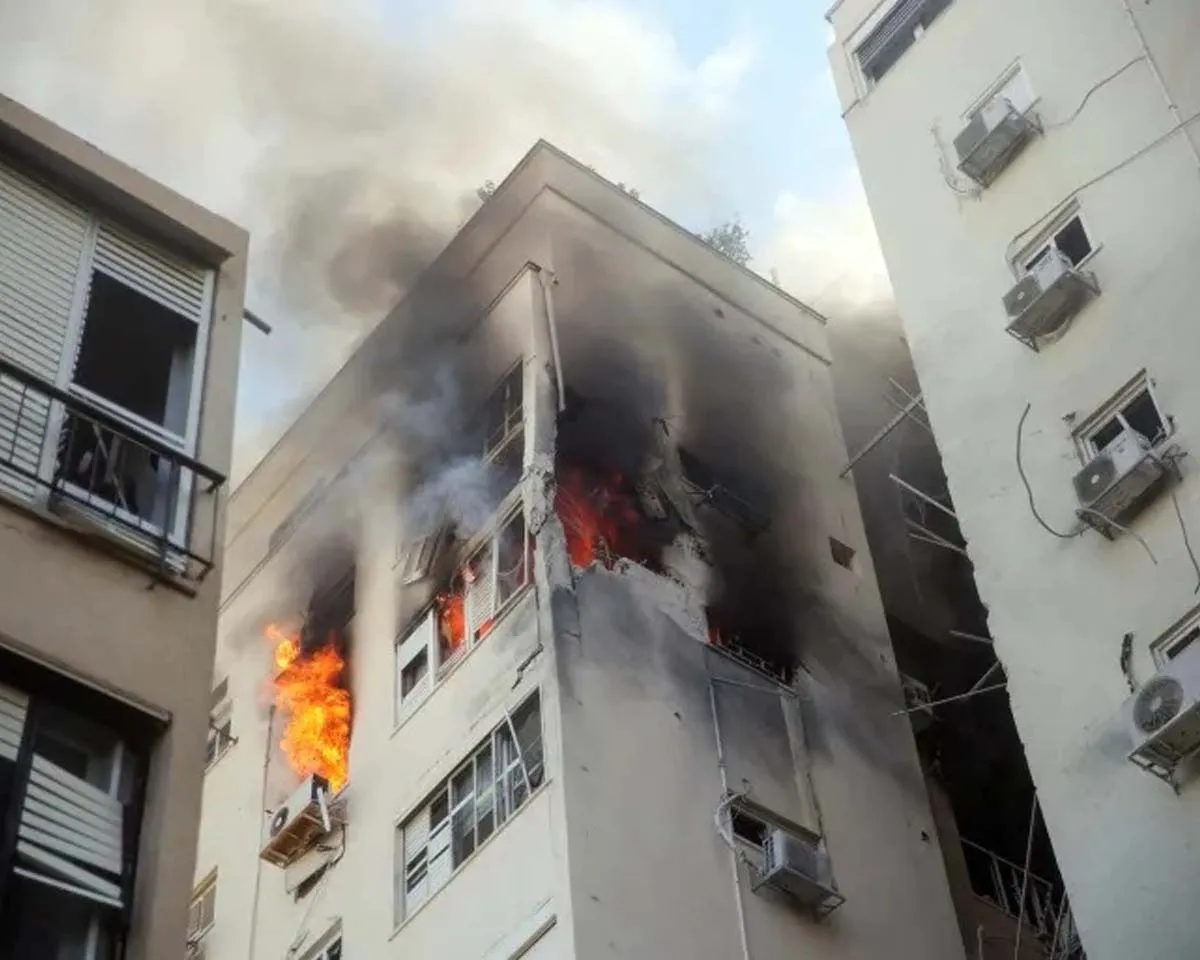 missile attack telavive