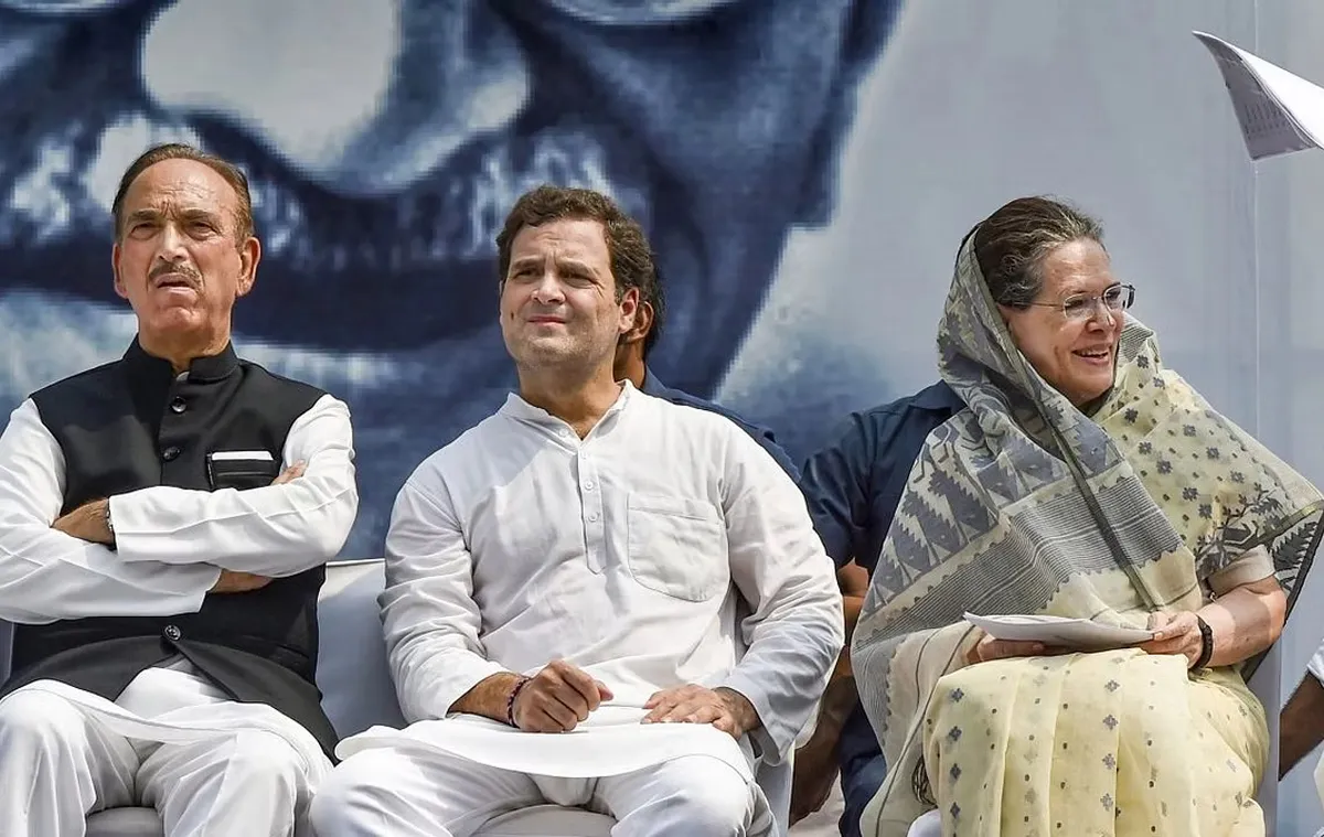 gulam nabi azad rahul gandhi soniya gandhi