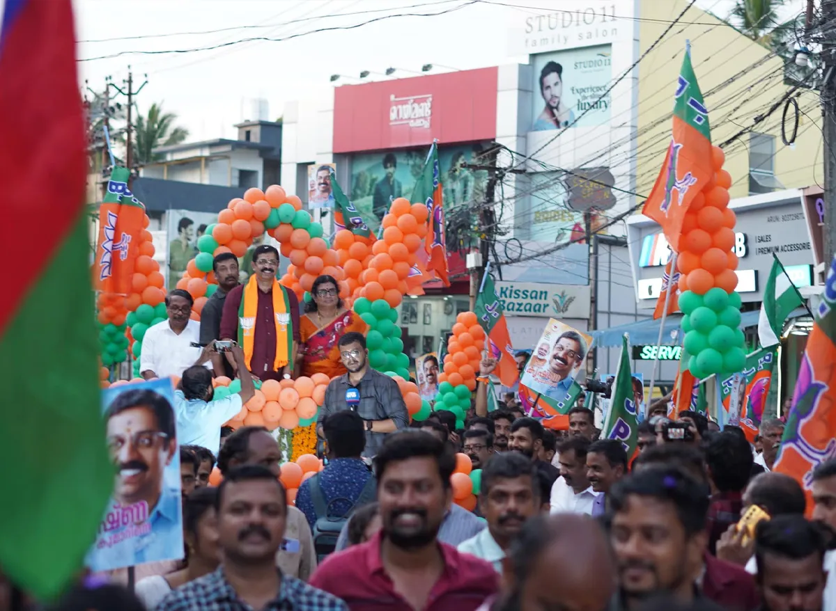 bjp palakkad road show-5