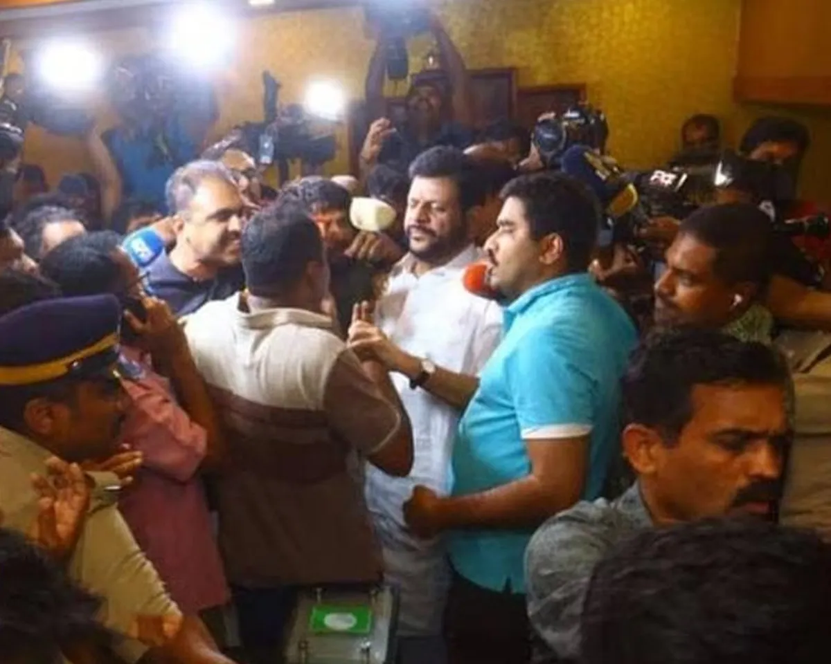 police raid in congress leaders destination