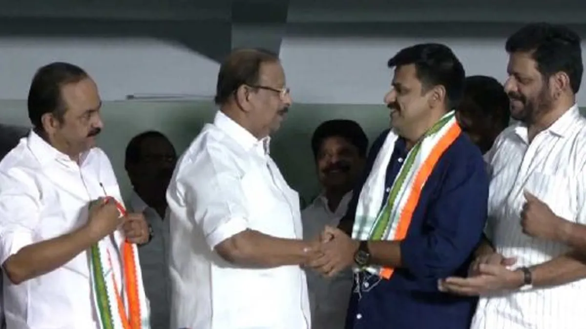 sandeep warrier to congress