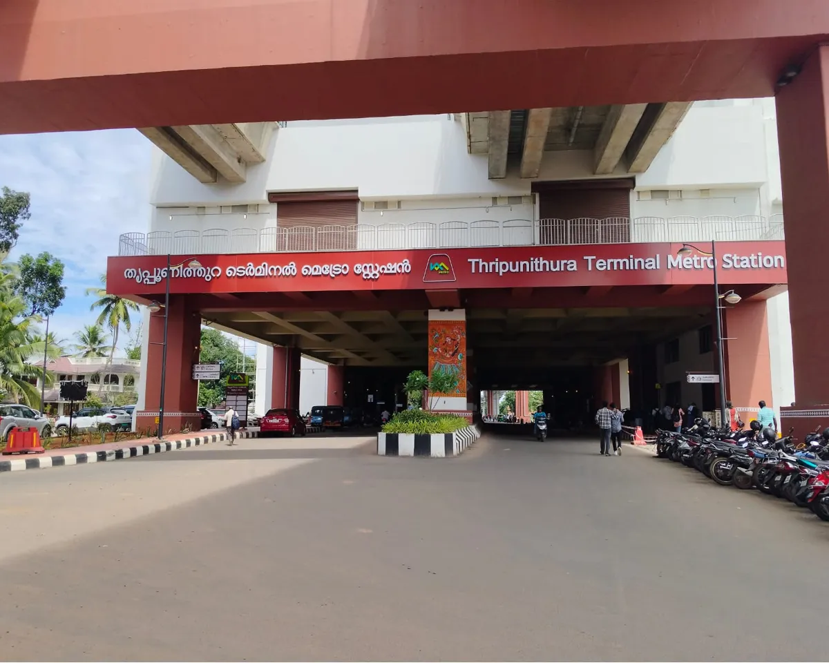 thripunithura metro station