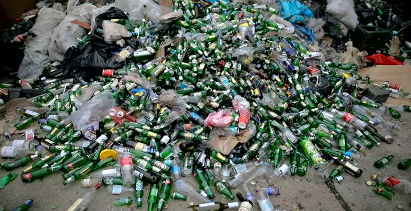 liquor bottle waste