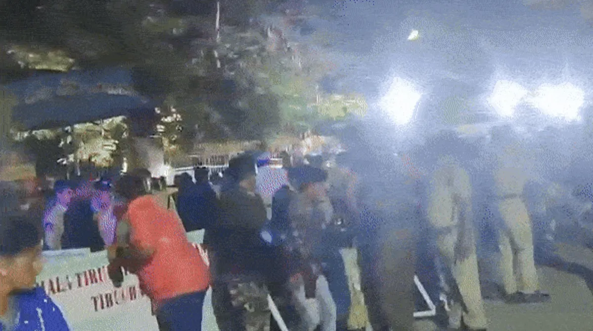 6 killed in stampede during ticketing for special darshan in Andhra's Tirupati