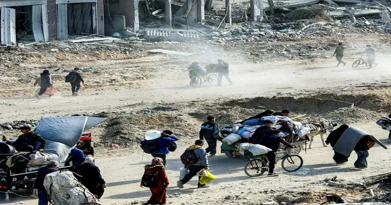 people retun gaza