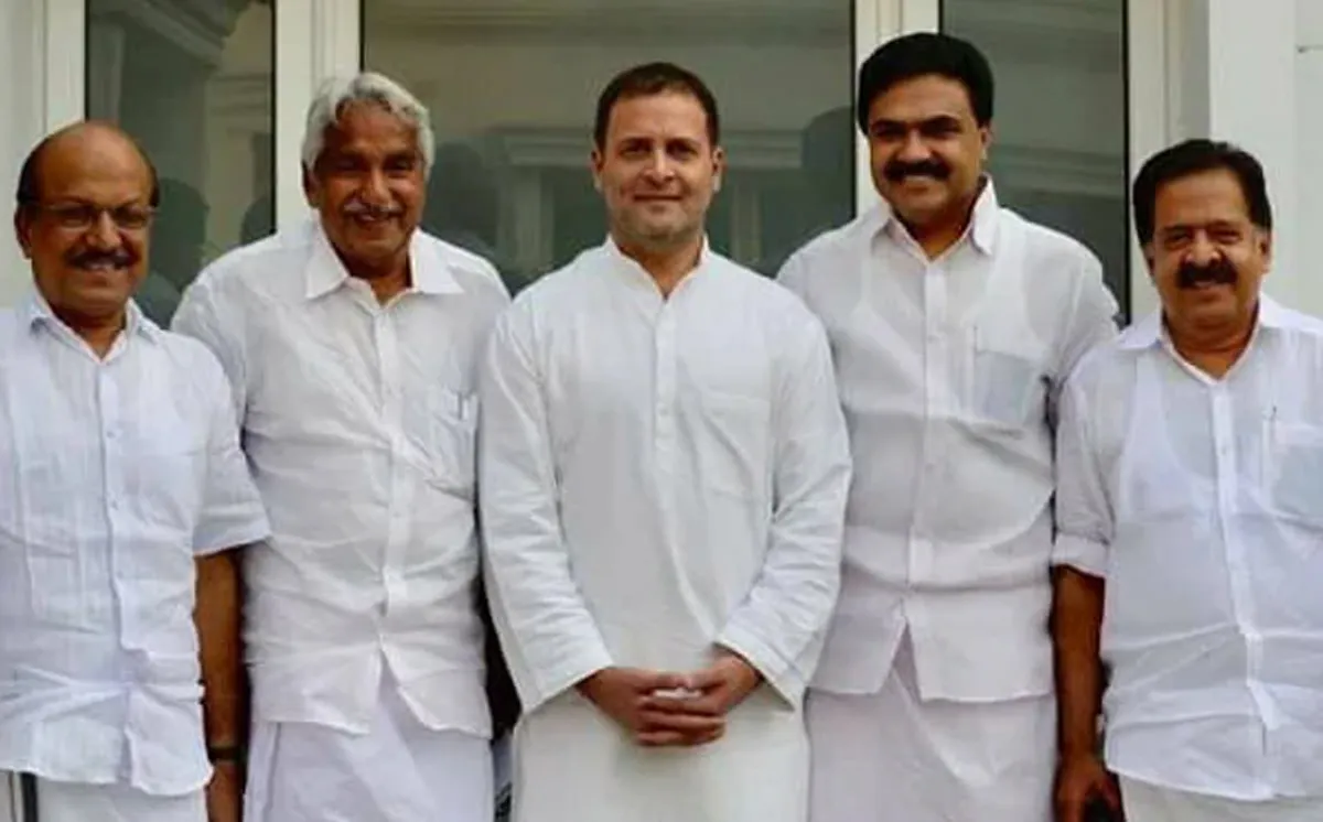 jose k mani with congress leaders
