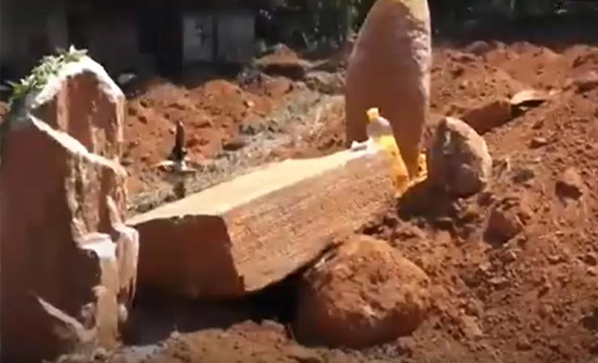 old temple parts found pala
