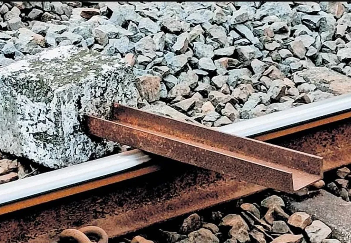 iron beam on track