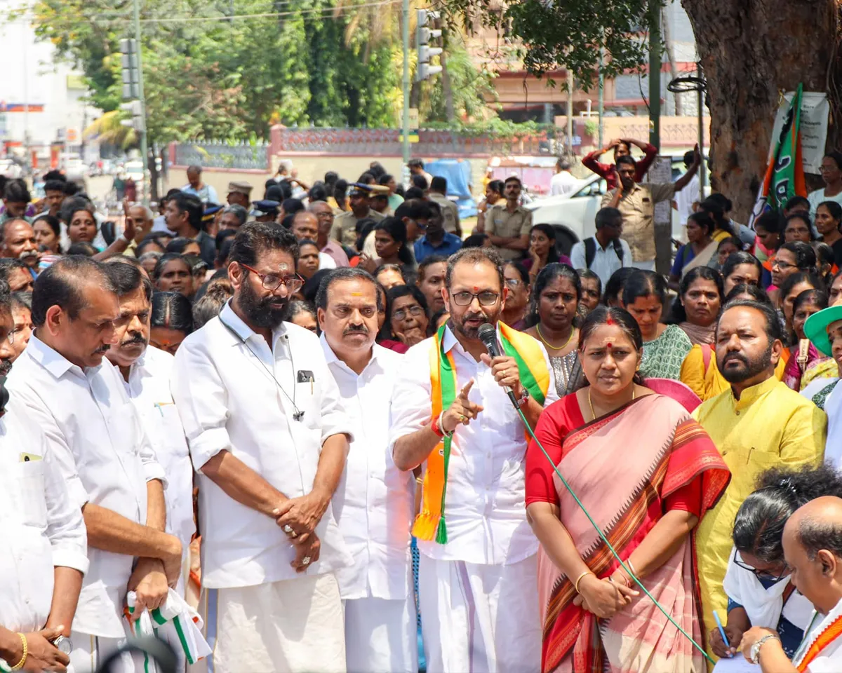 k surendran asha workers protest