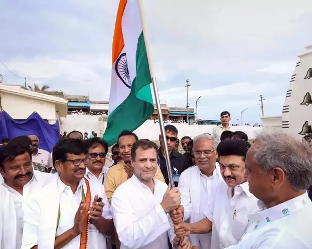 rahul gandhi bharat jodo yathra kanyakumari