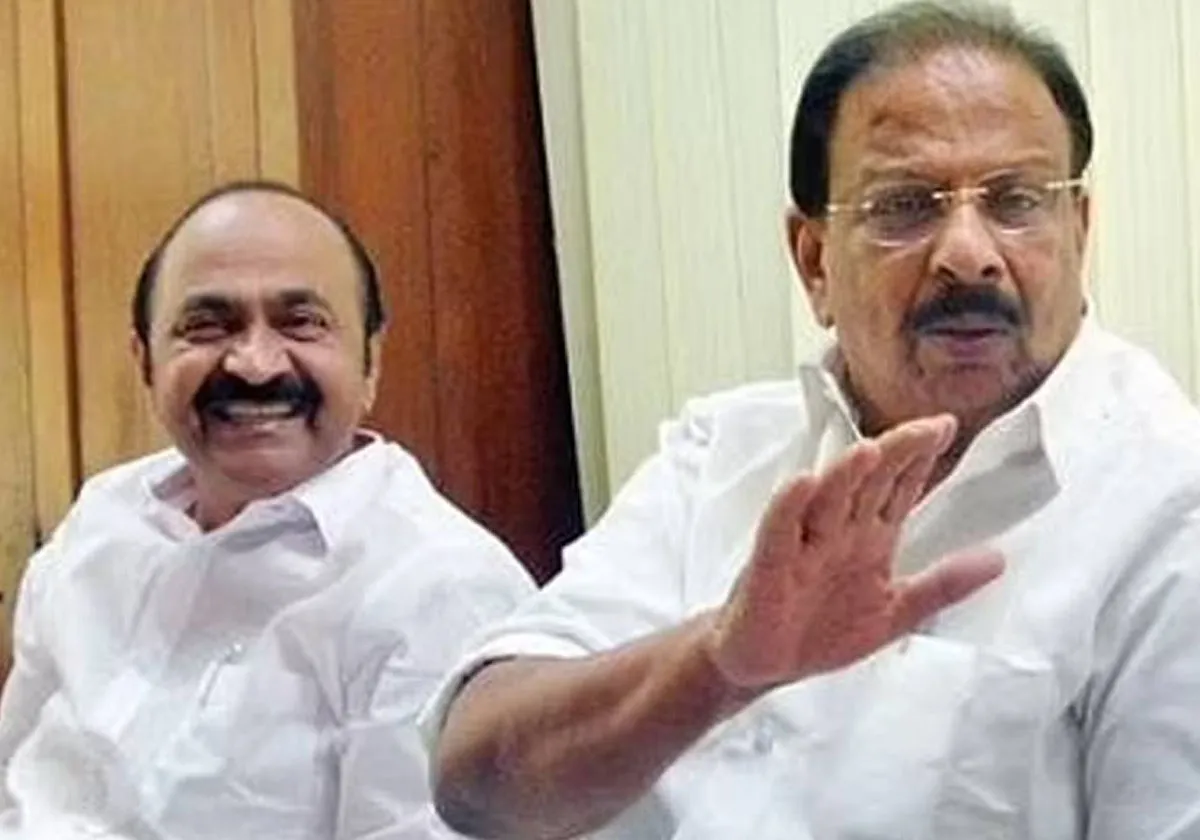 vd satheesan k sudhakaran